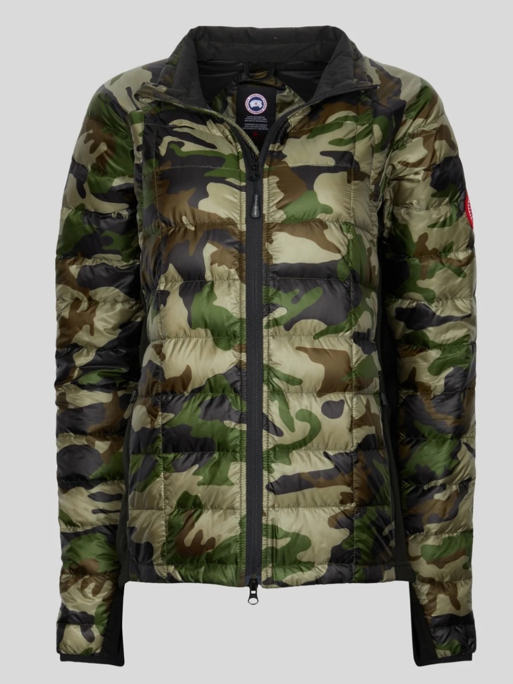 NWT CANADA GOOSE Men’s Hybridge Lite Green Camo Full Zip Puffer Jacket Size S